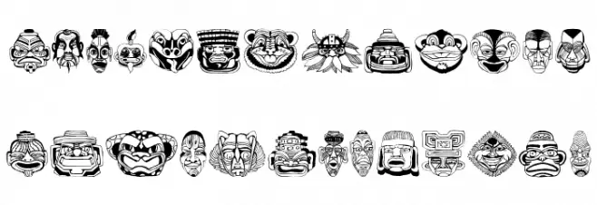 MasksMKThree Fuentes MAYÚSCULAS