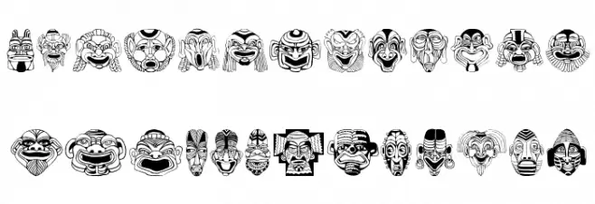 MasksMKThree फ़ॉन्ट लोअरकेस