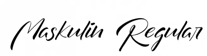 Maskulin Regular  免费字体下载