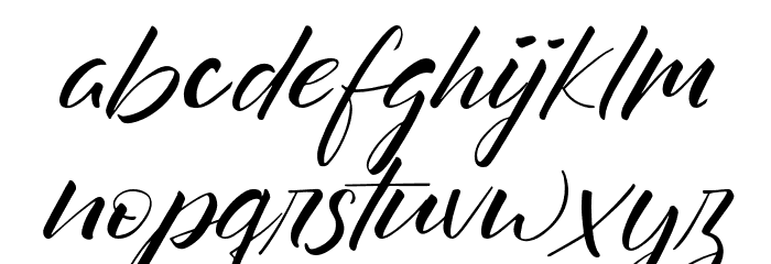 Maskulin-Regular Schriftart Kleinbuchstaben