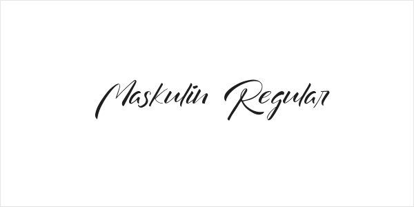 Maskulin Regular Logo