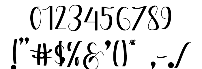 Maskuroh Font OTHER CHARS