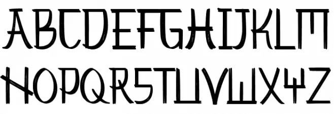 Masmuseh Demo Version 字体 大写
