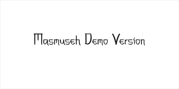 Masmuseh Demo Version Logo