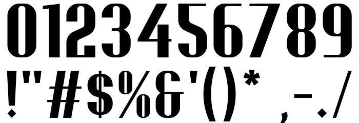 Mason Bold Font OTHER CHARS
