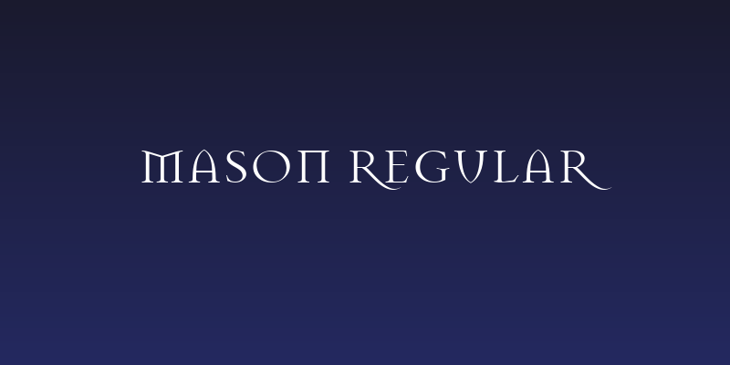 Mason Regular Social Header