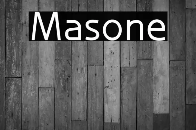 Masone Caratteri examples