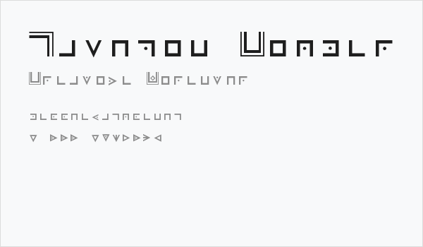 Masonic Cipher & Symbols Business Card