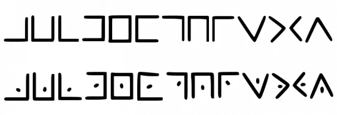 Masonic Cipher Polices MAJUSCULES