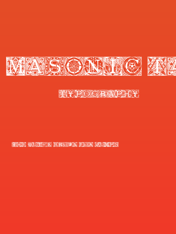 Masonic Tattegrain Poster