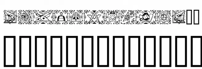Masonic Caratteri MINUSCOLO
