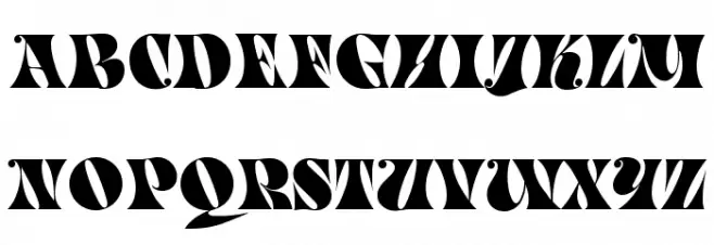 Masquerade Medium Font Litere mari