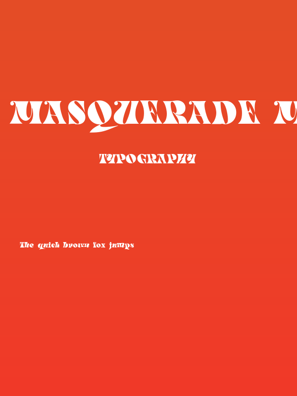 Masquerade Medium Poster