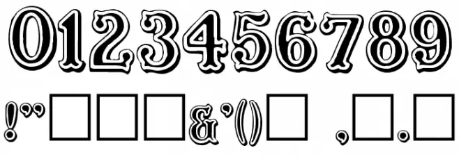 Masquerade Font Alte caractere