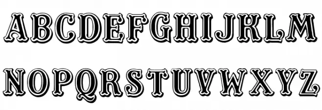 Masquerade Font Litere mici