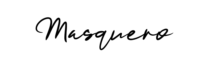 Masquero  フリーフォントのダウンロード