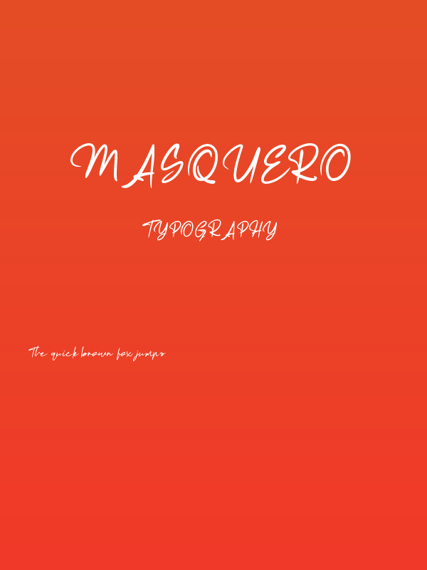 Masquero Poster