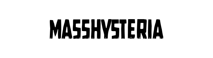 Mass Hysteria  Free Fonts Download
