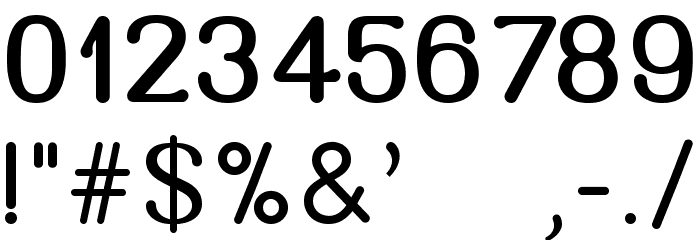 Massa Bold Font OTHER CHARS
