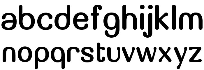 Massa Bold Font LOWERCASE
