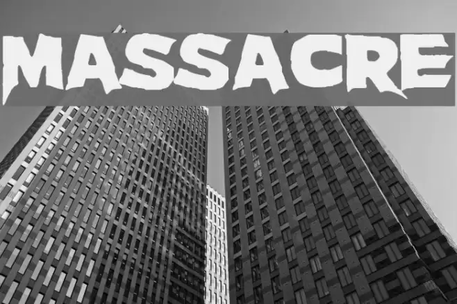Massacre フォント examples