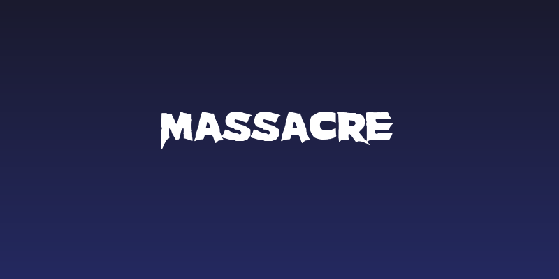 Massacre Social Header