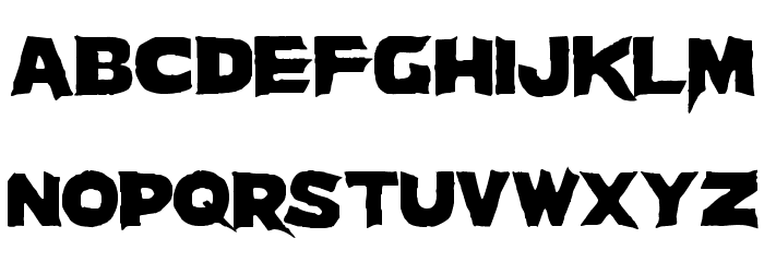 Massacre Font LOWERCASE