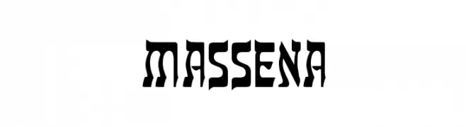Massena  baixar fontes gratis