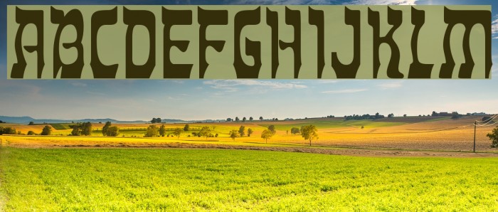 Massena Font examples