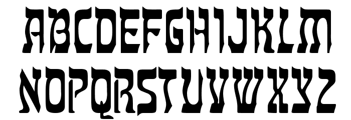 Massena Font LOWERCASE