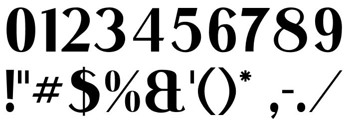 Massenet Bold Bold Font OTHER CHARS