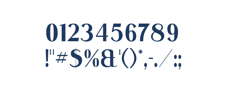 Massenet SemiBold Bold Other Characters