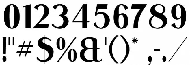 Massenet SemiBold Bold Font OTHER CHARS