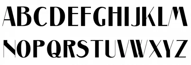 Massenet SemiBold Bold Schriftart Groß
