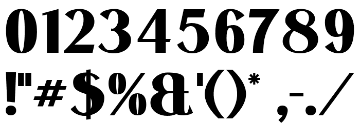 Massenet XBold Bold Font OTHER CHARS