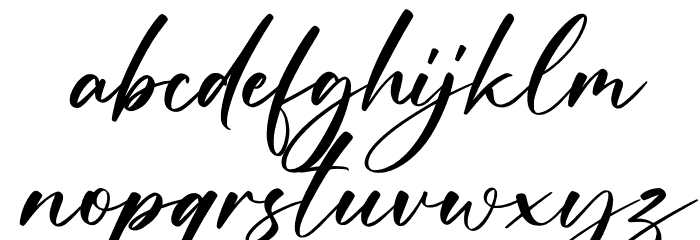 Massillo Font LOWERCASE