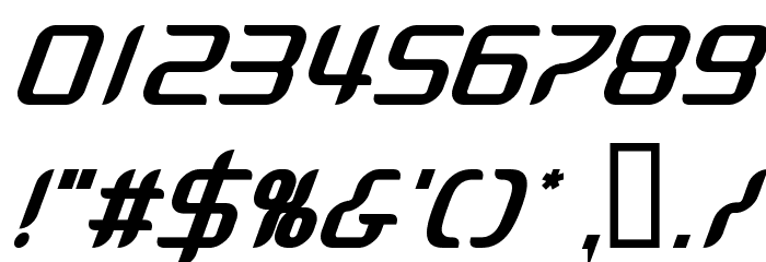 Massimo BoldOblique Font OTHER CHARS