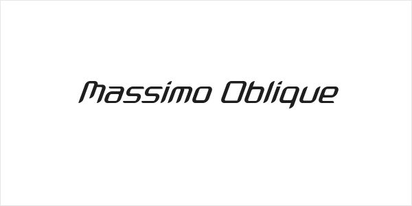 Massimo Oblique Logo