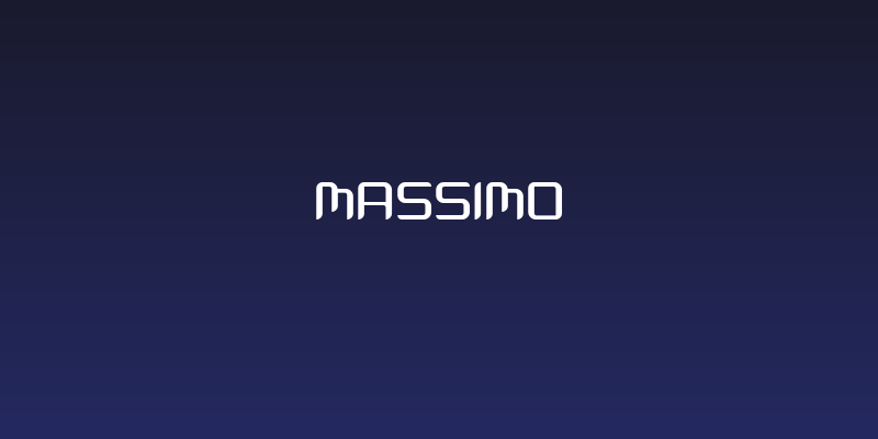 Massimo Social Header