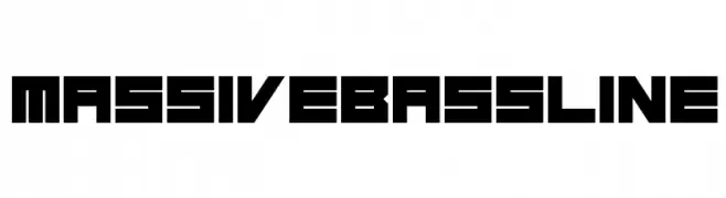 Massive Bassline  Скачать бесплатные шрифты
