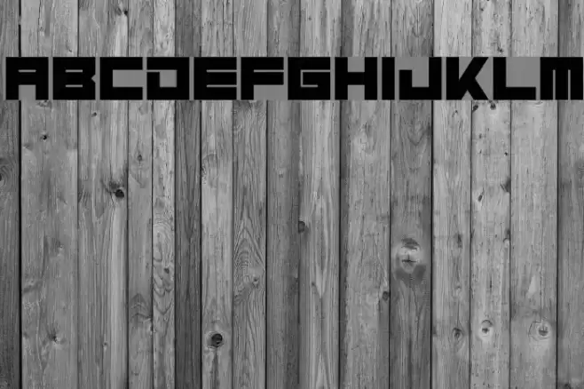 Massive Bassline Font examples