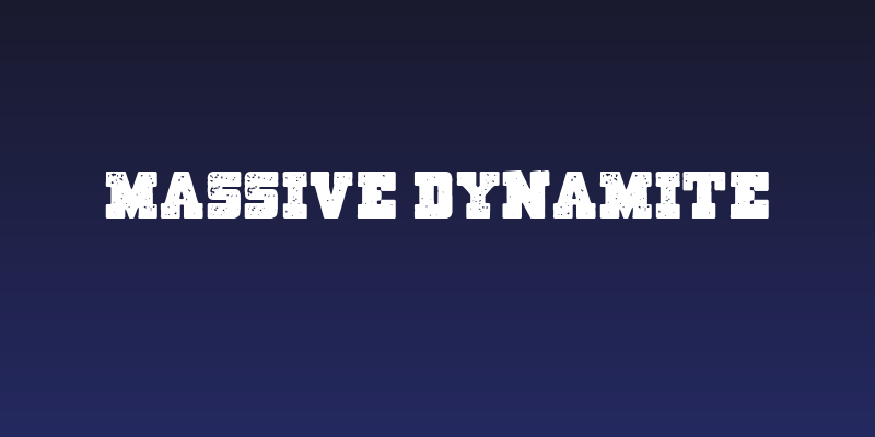 Massive Dynamite Social Header