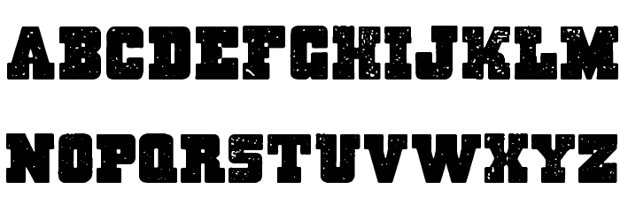 Massive Dynamite Font LOWERCASE