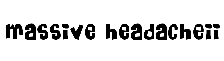 Massive HeadacheII  Fuentes Gratis Descargar