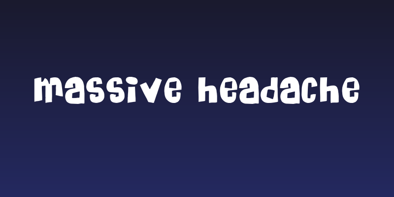 Massive Headache Social Header