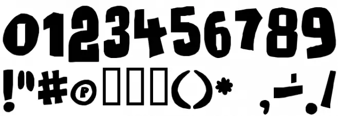 MassiveHeadache3 Font OTHER CHARS