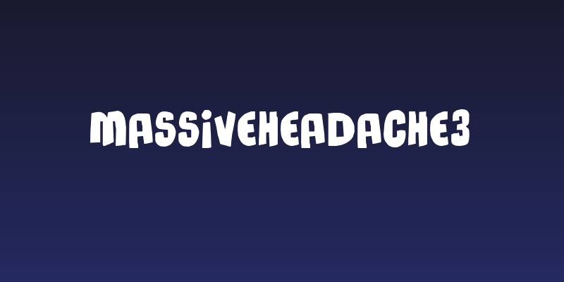 MassiveHeadache3 Social Header