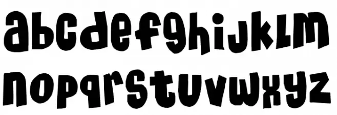 MassiveHeadache3 फ़ॉन्ट लोअरकेस