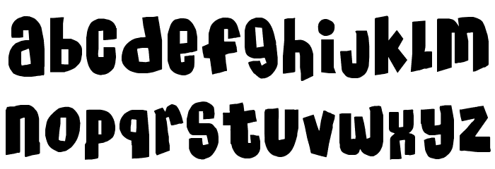 MassiveHeadache3 Font LOWERCASE
