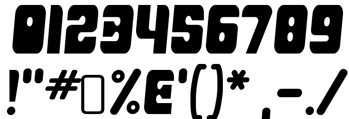 MassiveRetaliation-Regular Font OTHER CHARS